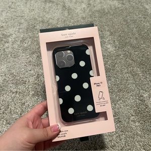 kate spade iPhone 13 Pro phone case in polka dot